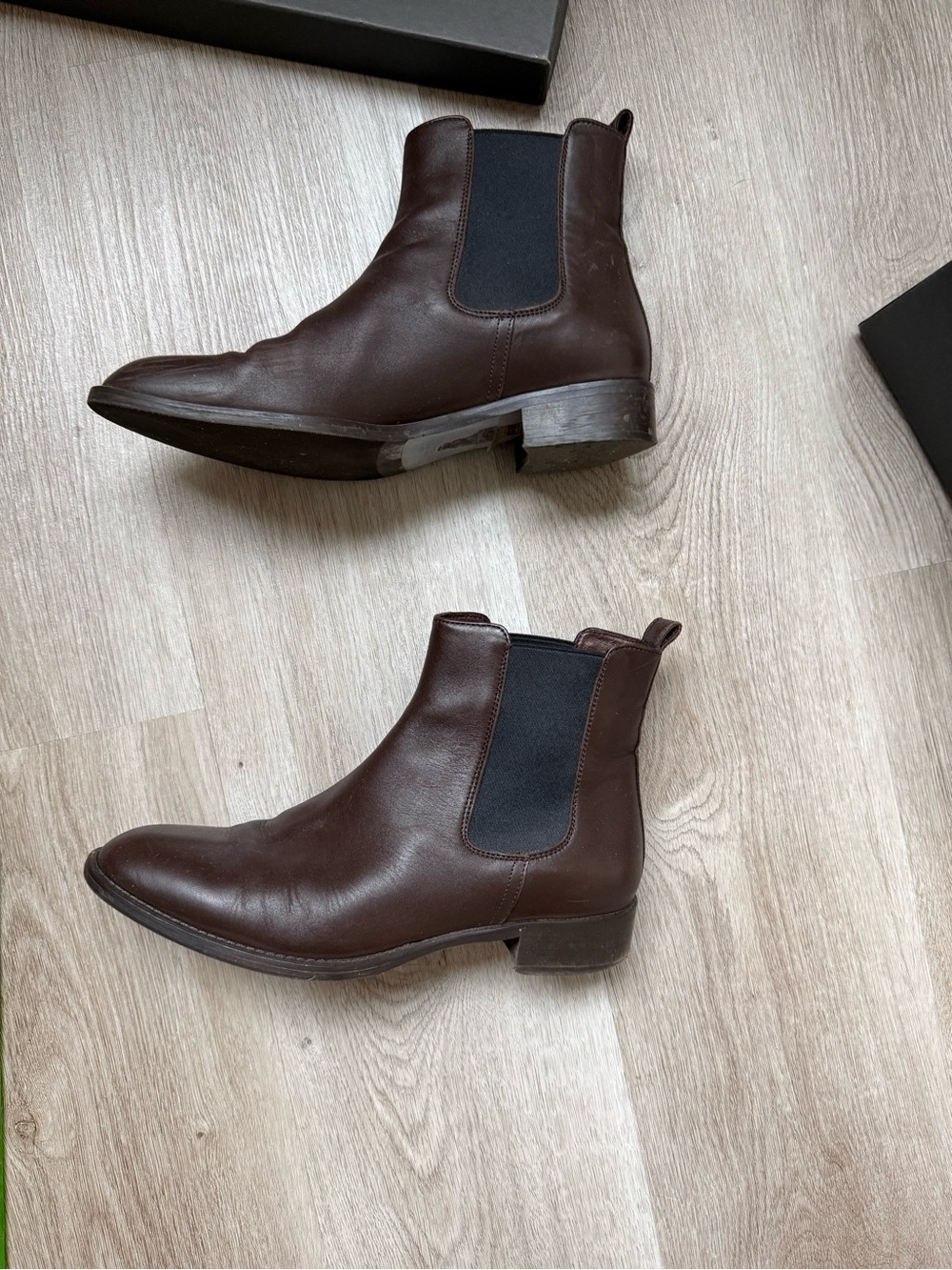 J. Crew Women’s Dark Brown Leather Chelsea Boots - Picture 3 of 7